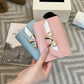 Women's Bow Short Three-fold Snap Button Wallet